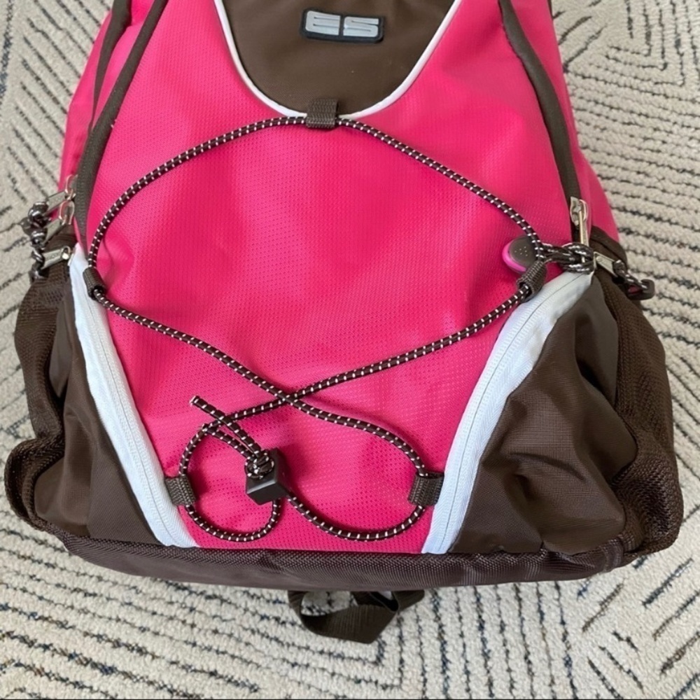Eastport Backpack Brown Pink OS - Picture 3 of 13